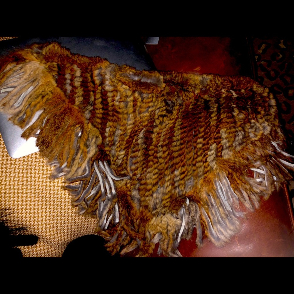 Fox fur bandana